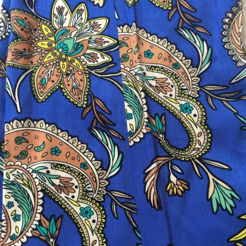 LOFT Patterned Ankle Pants - Picture 2 of 8